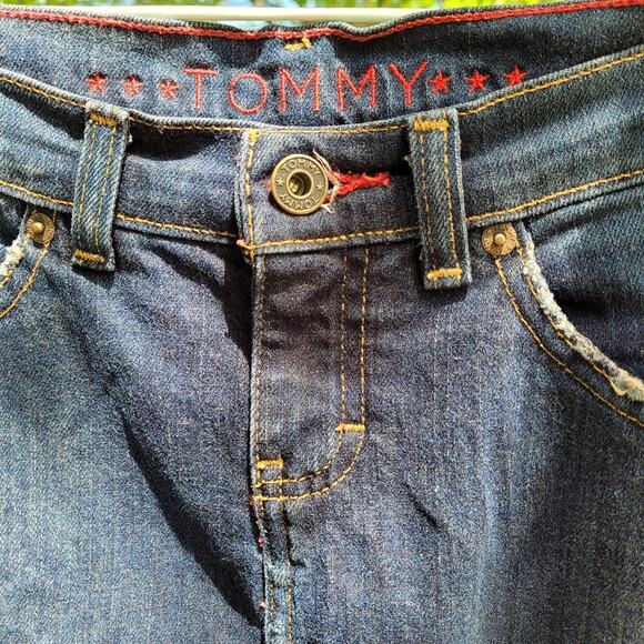 Y2k Tommy Hilfiger Denim Tulip Skirt size 3 - Picture 6 of 12
